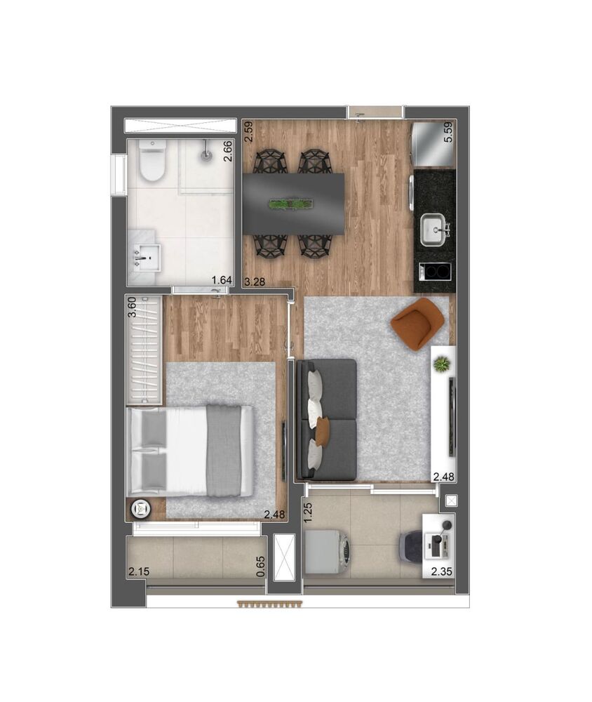 Apartamento, 2 quartos, 70 m² - Foto 21