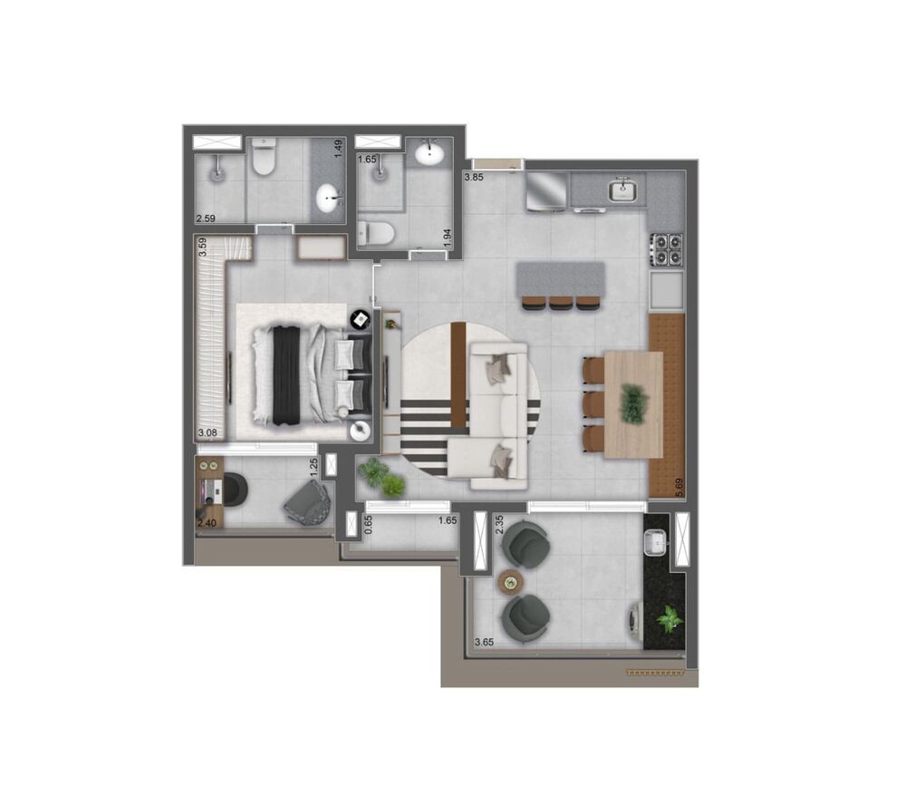 Apartamento, 2 quartos, 70 m² - Foto 24