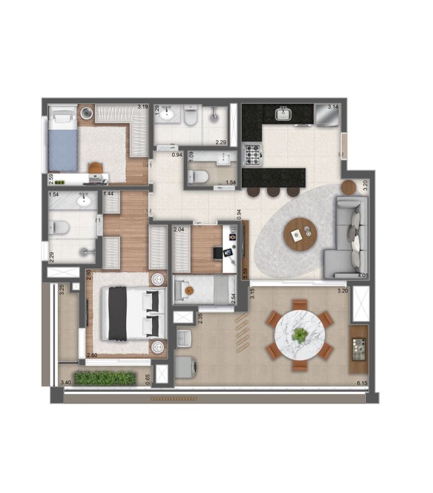 Apartamento, 2 quartos, 70 m² - Foto 26