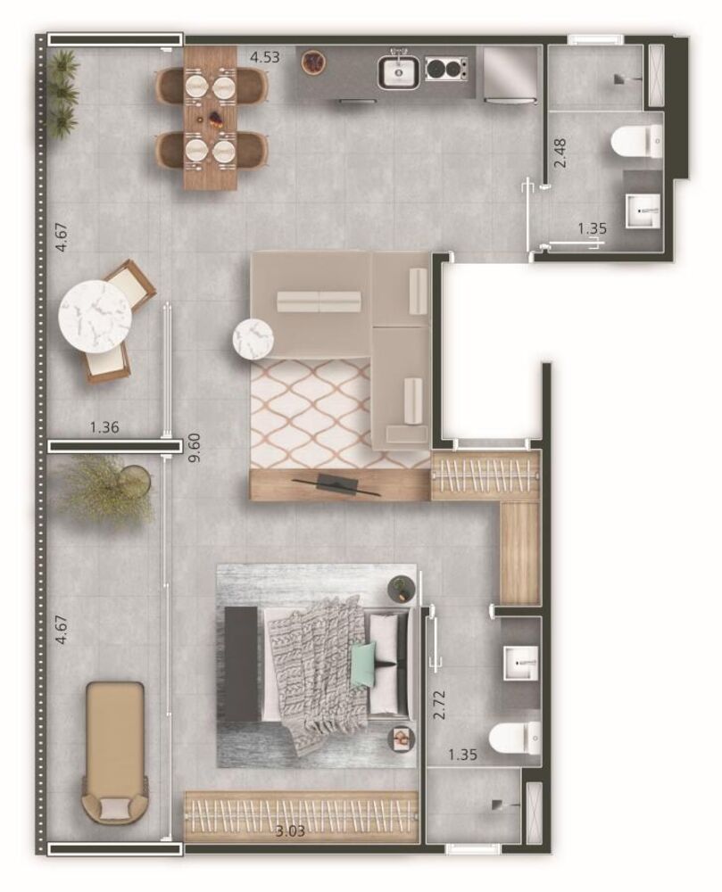 Apartamento, 1 quarto, 31 m² - Foto 18