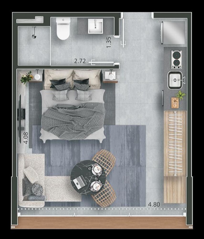 Apartamento, 1 quarto, 31 m² - Foto 20