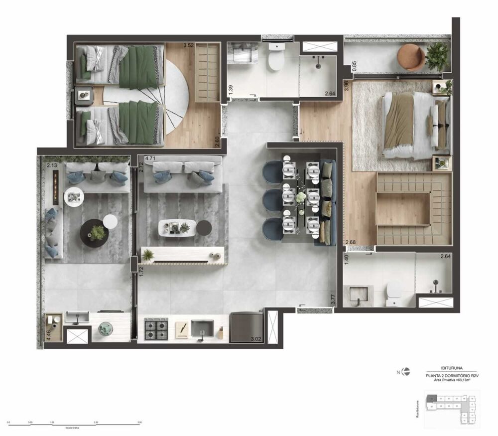 Apartamento, 1 quarto, 28 m² - Foto 14