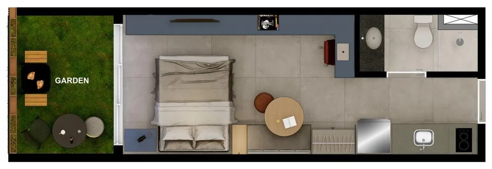 Apartamento, 1 quarto, 24 m² - Foto 8