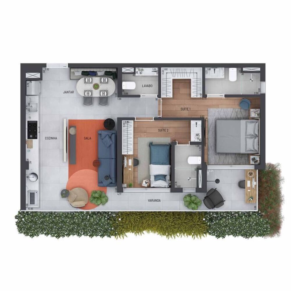 Apartamento, 1 quarto, 39 m² - Foto 2