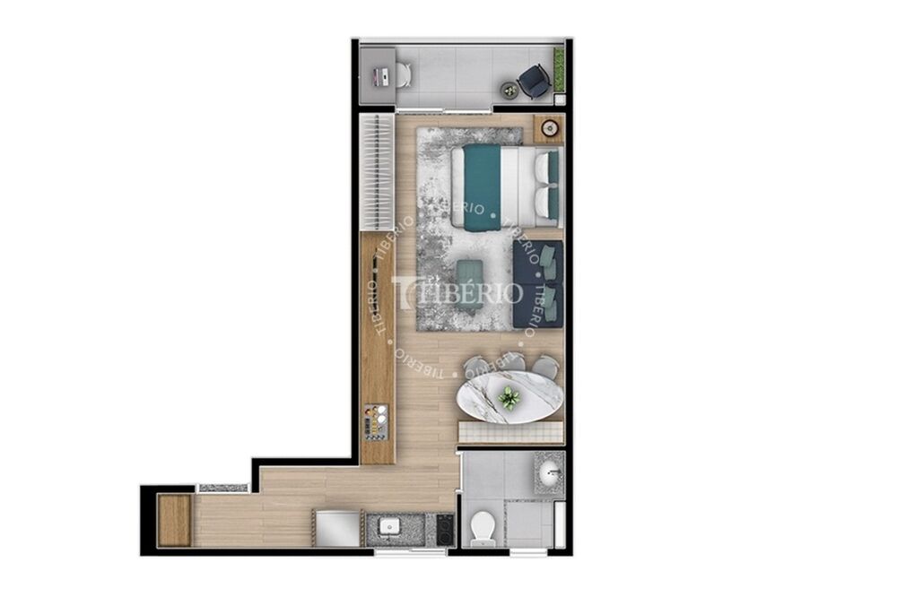 Apartamento, 2 quartos, 45 m² - Foto 1