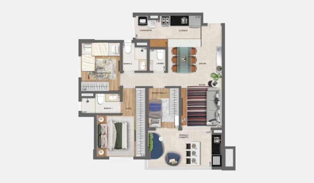 Apartamento, 2 quartos, 69 m² - Foto 21