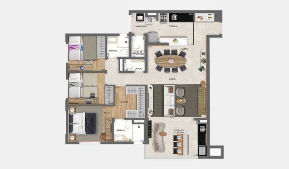 Apartamento, 2 quartos, 69 m² - Foto 47