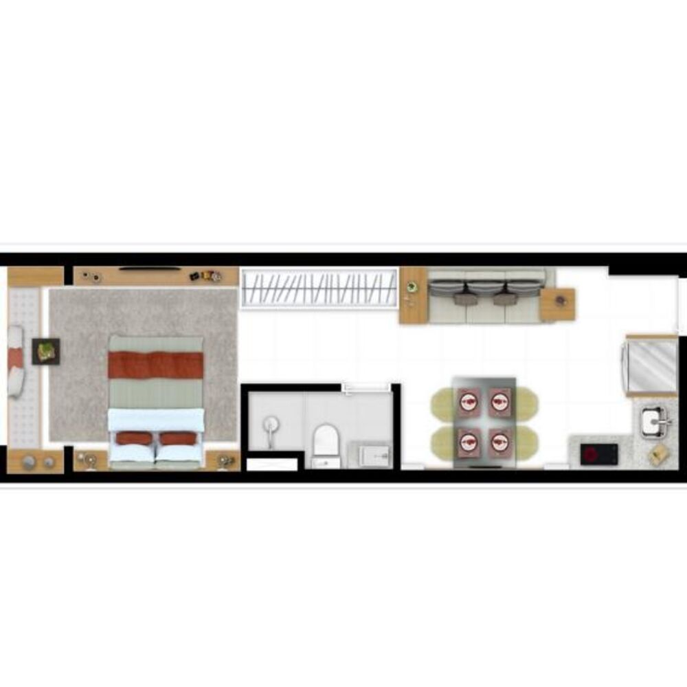 Apartamento, 1 quarto, 29 m² - Foto 8