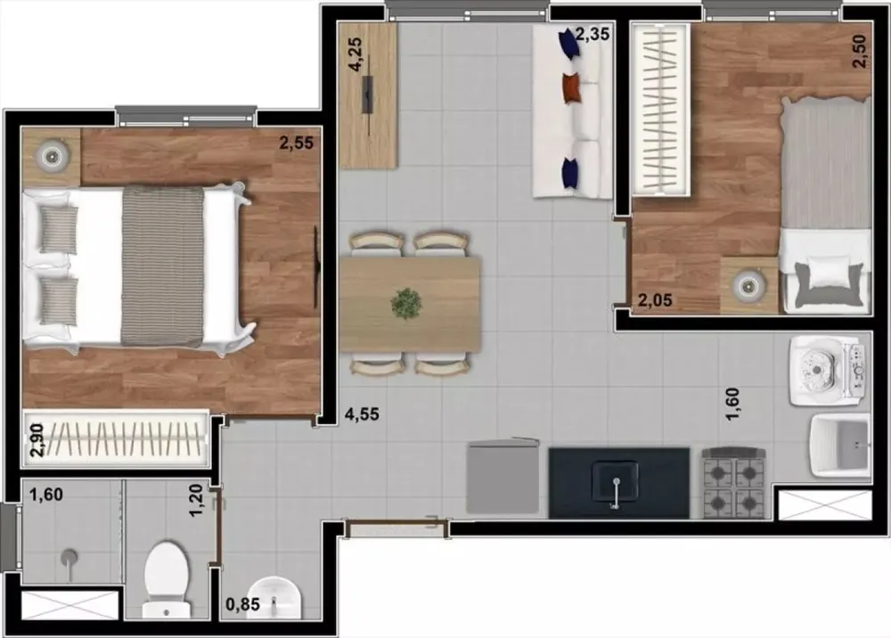 Apartamento, 1 quarto, 24 m² - Foto 15