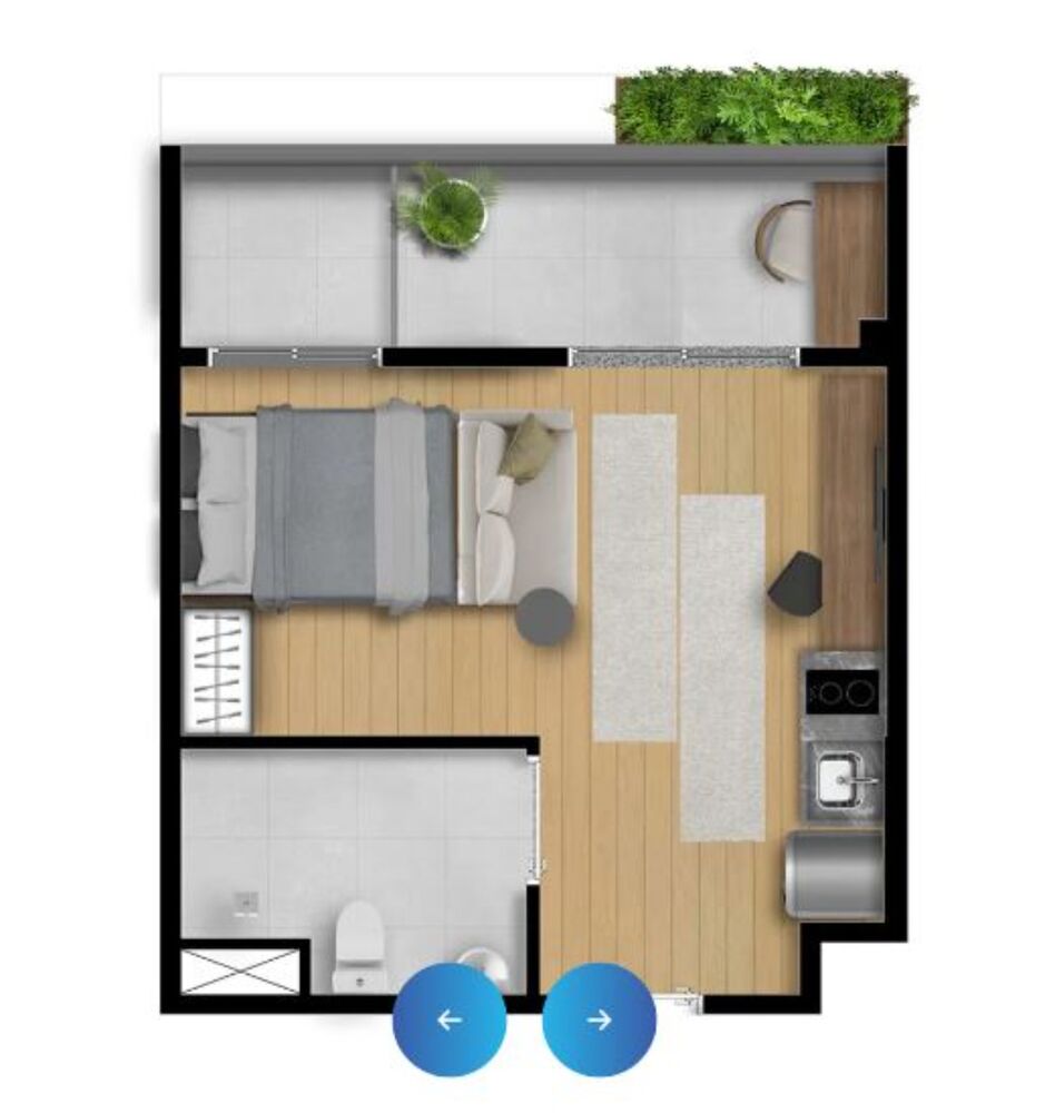 Apartamento, 1 quarto, 30 m² - Foto 11