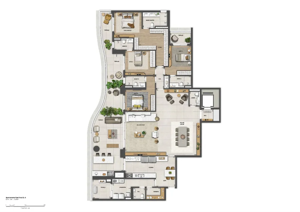 Apartamento, 3 quartos, 222 m² - Foto 12