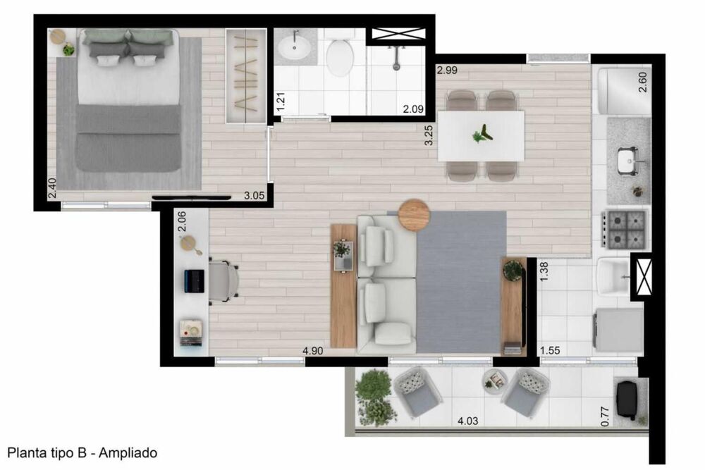 Apartamento, 2 quartos, 41 m² - Foto 28