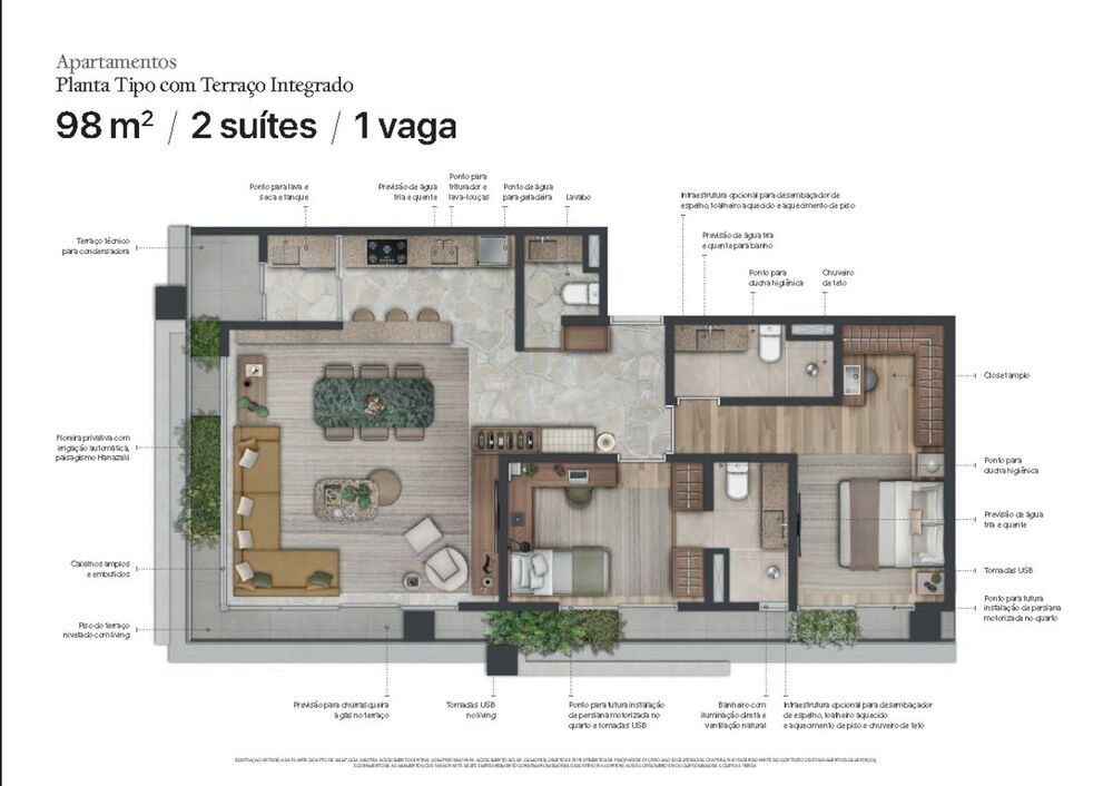 Apartamento, 1 quarto, 38 m² - Foto 16