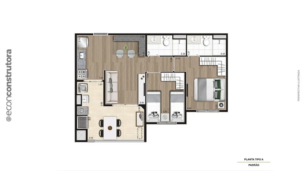 Apartamento, 2 quartos, 54 m² - Foto 29