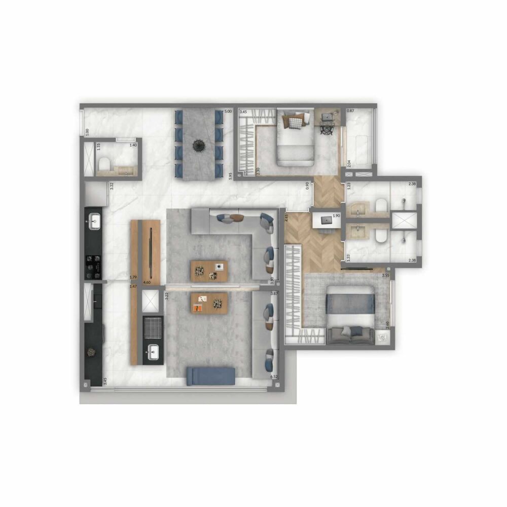 Apartamento, 2 quartos, 74 m² - Foto 20