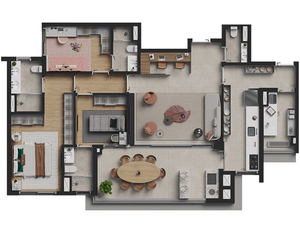 Apartamento, 2 quartos, 73 m² - Foto 12