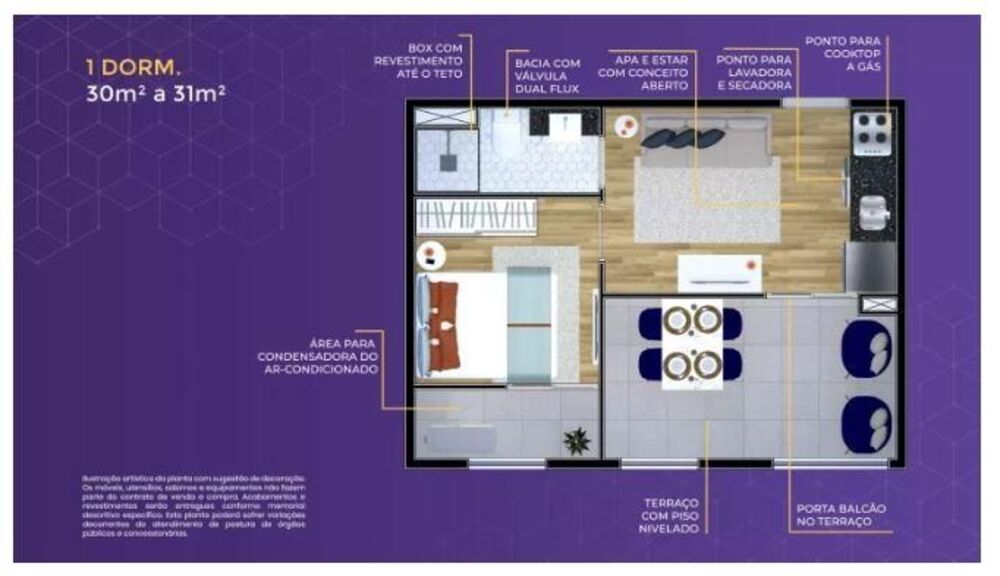 Apartamento, 1 quarto, 31 m² - Foto 28