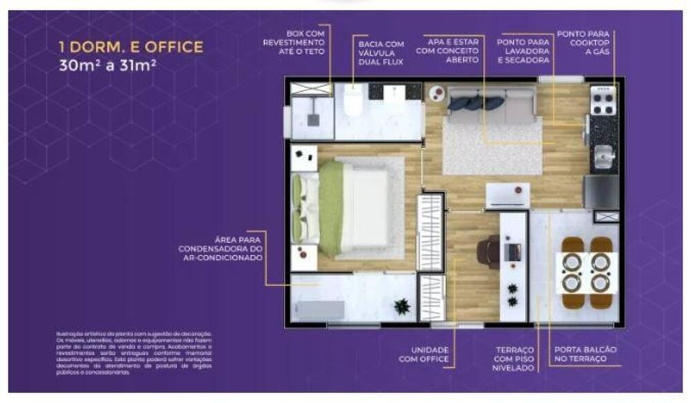 Apartamento, 1 quarto, 31 m² - Foto 29