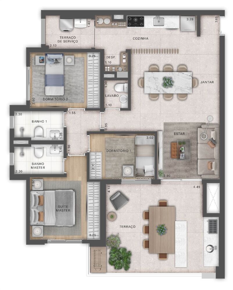 Apartamento, 2 quartos, 83 m² - Foto 4