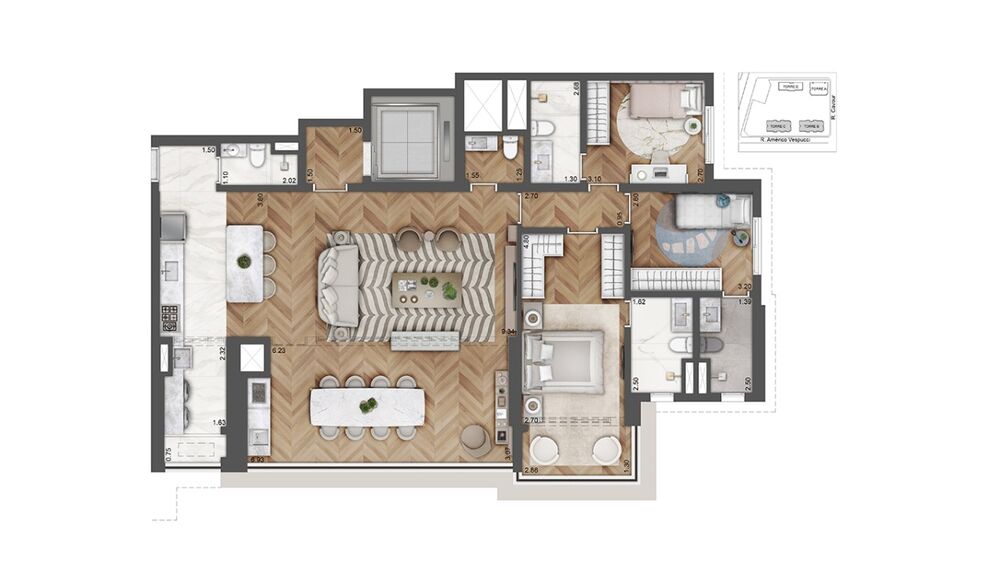 Apartamento, 2 quartos, 72 m² - Foto 14