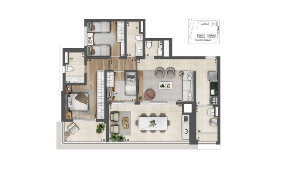 Apartamento, 2 quartos, 72 m² - Foto 13