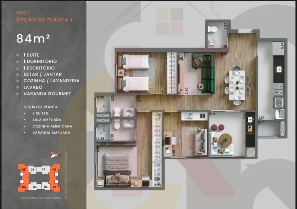 Apartamento, 3 quartos, 84 m² - Foto 24