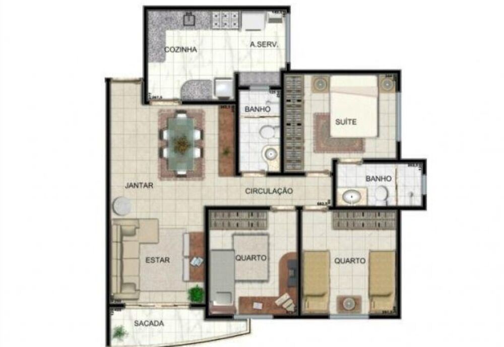 Apartamento, 3 quartos, 85 m² - Foto 8