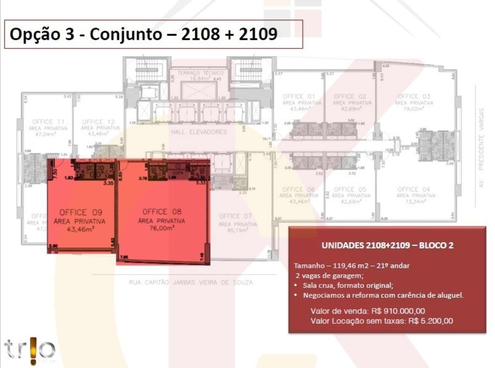Conjunto Comercial-Sala à venda e aluguel, 119m² - Foto 5