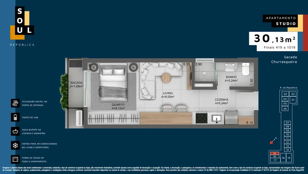 Apartamento, 1 quarto, 36 m² - Foto 16
