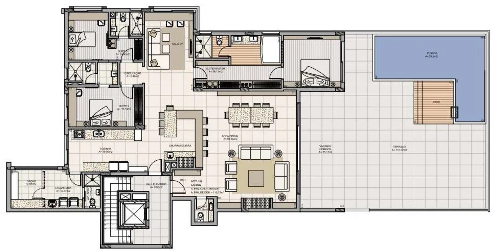 Apartamento, 3 quartos, 346 m² - Foto 7