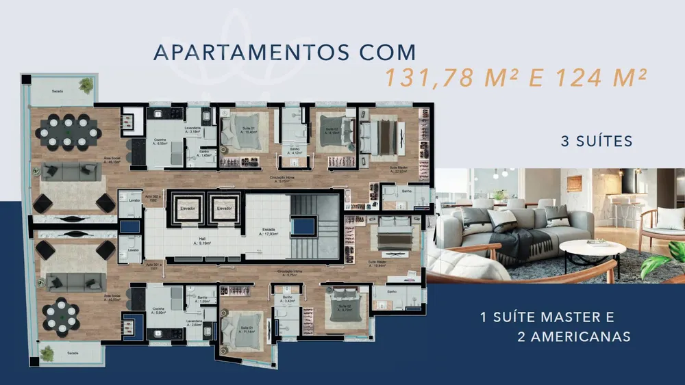 Apartamento, 3 quartos, 178 m² - Foto 8
