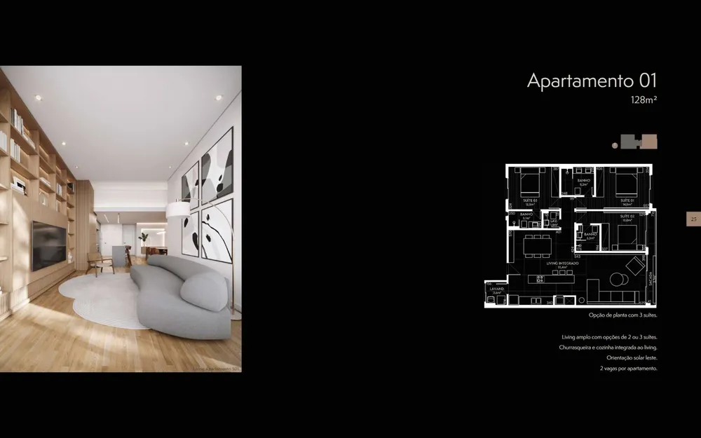 Apartamento, 3 quartos, 152 m² - Foto 3