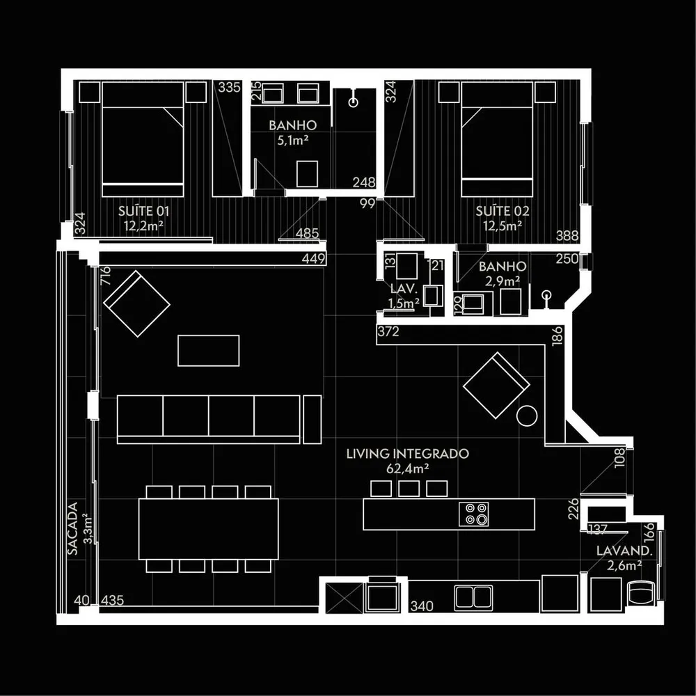 Apartamento, 3 quartos, 152 m² - Foto 11