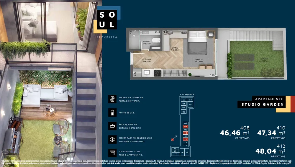 Apartamento, 1 quarto, 28 m² - Foto 12