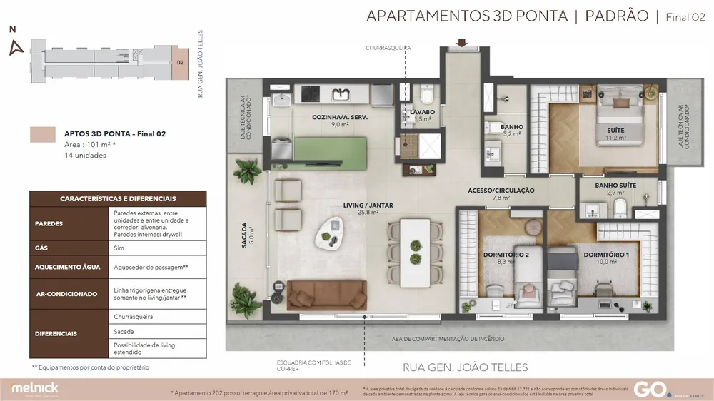 Apartamento, 1 quarto, 39 m² - Foto 11