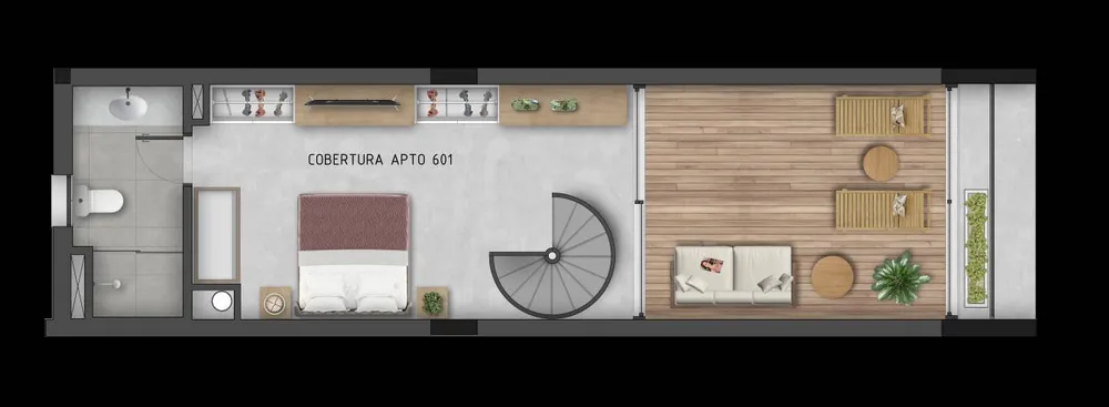 Apartamento, 1 quarto, 58 m² - Foto 8