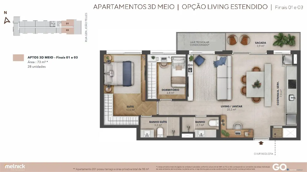 Apartamento, 1 quarto, 28 m² - Foto 16