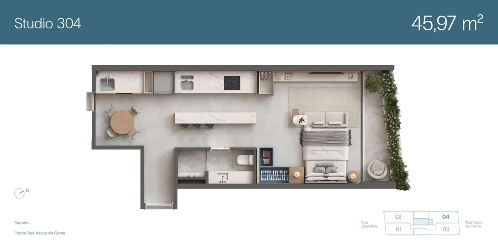 Apartamento, 2 quartos, 77 m² - Foto 15