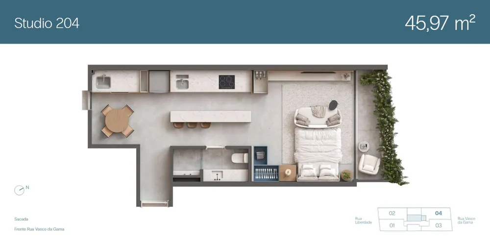 Apartamento, 2 quartos, 77 m² - Foto 12