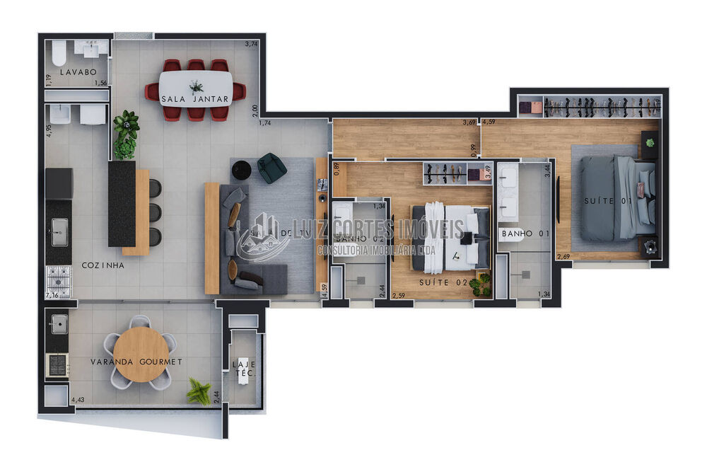 Apartamento, 3 quartos, 105 m² - Foto 4