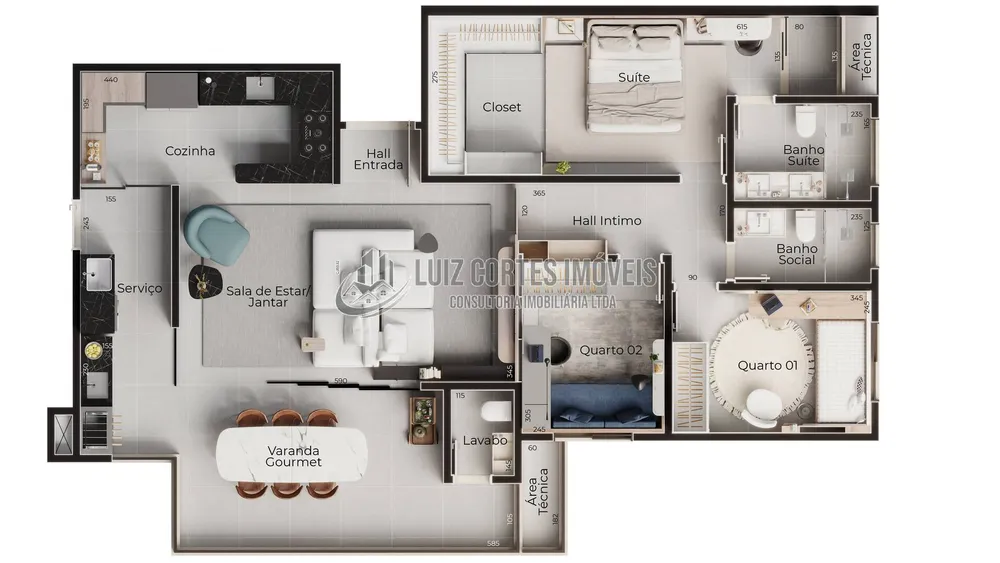 Apartamento, 3 quartos, 112 m² - Foto 16
