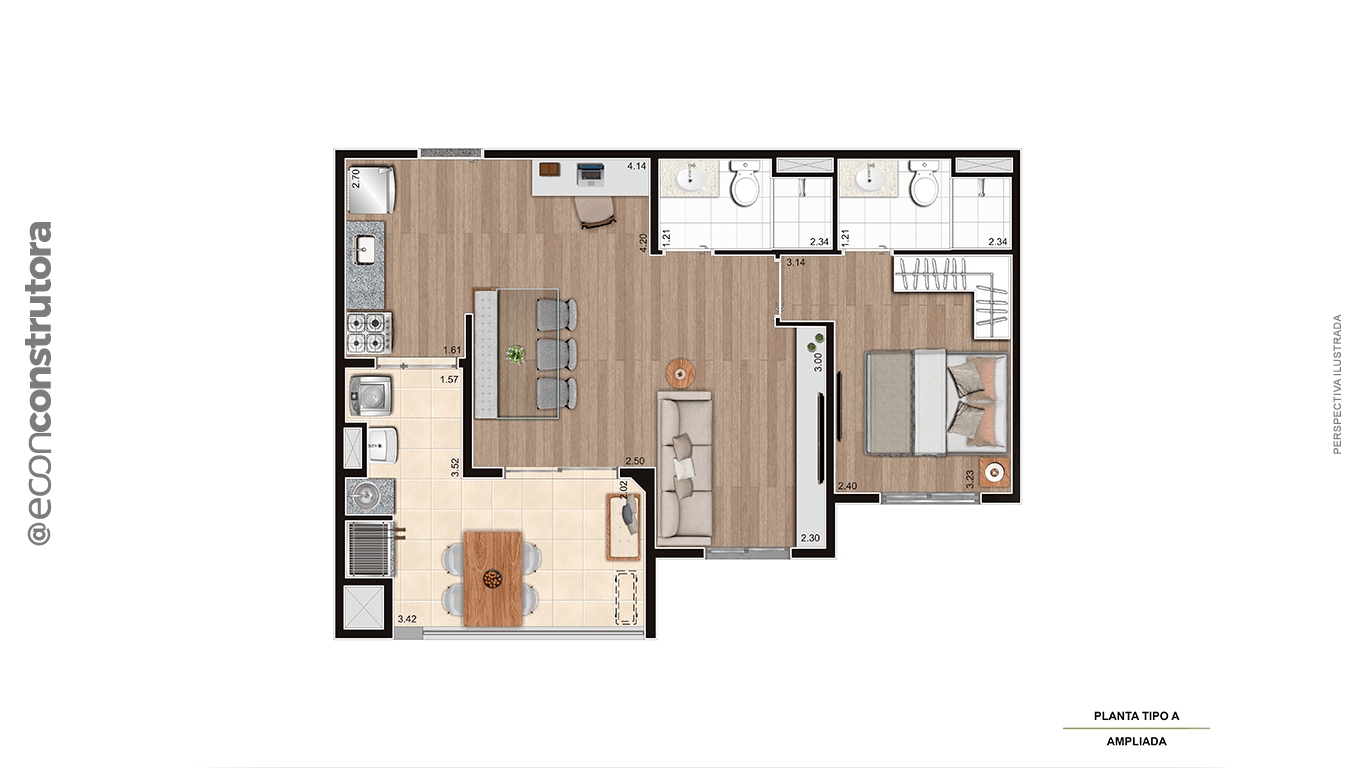 Apartamento à venda com 2 quartos, 53m² - Foto 13