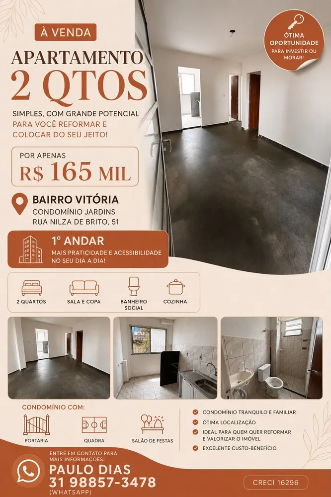 Apartamento, 2 quartos, 45 m² - Foto 3