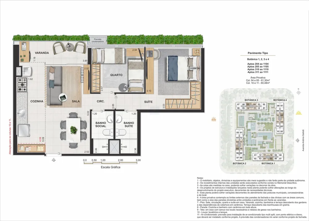 Apartamento, 2 quartos, 61 m² - Foto 67
