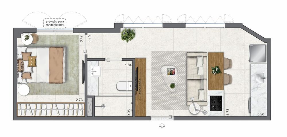 Cobertura à venda com 2 quartos, 59m² - Foto 6