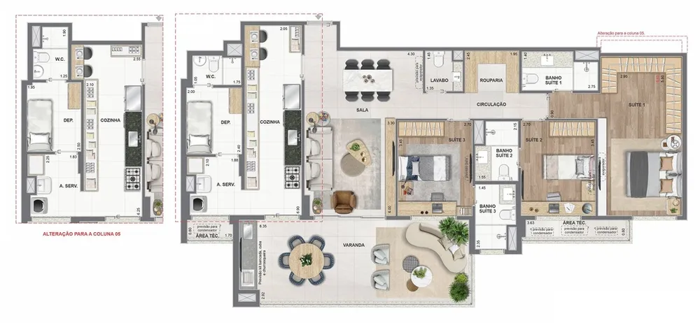 Apartamento, 4 quartos, 185 m² - Foto 56