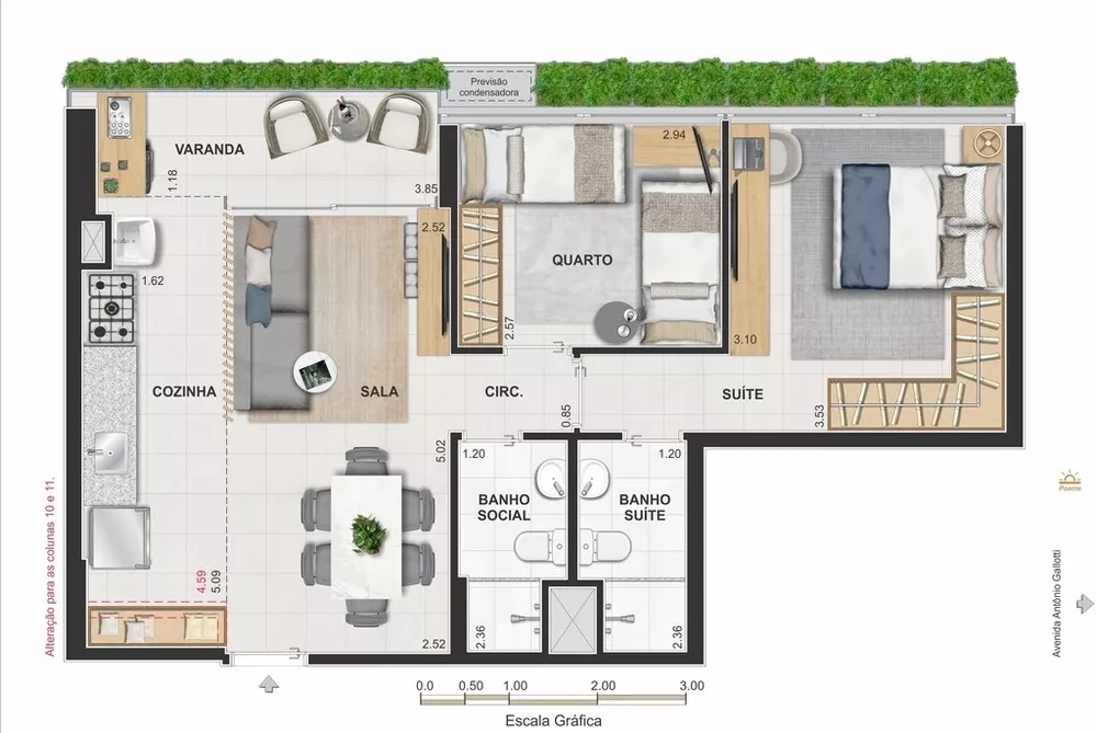 Apartamento, 2 quartos, 60 m² - Foto 47