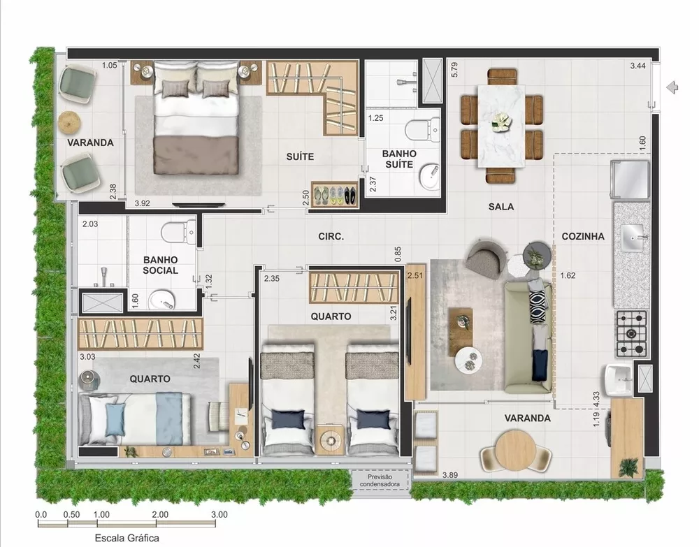 Apartamento, 2 quartos, 60 m² - Foto 48