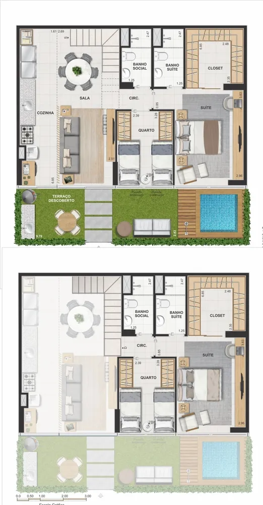 Apartamento, 2 quartos, 60 m² - Foto 118