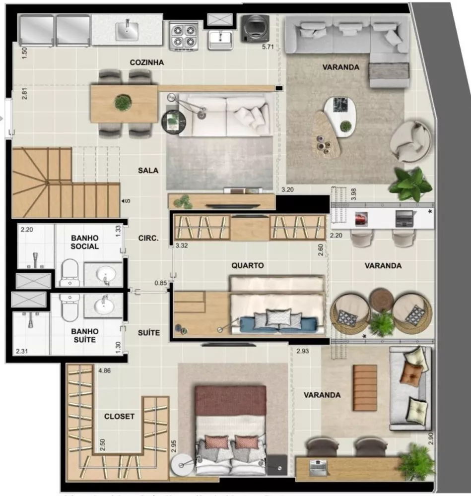 Apartamento, 2 quartos, 88 m² - Foto 35